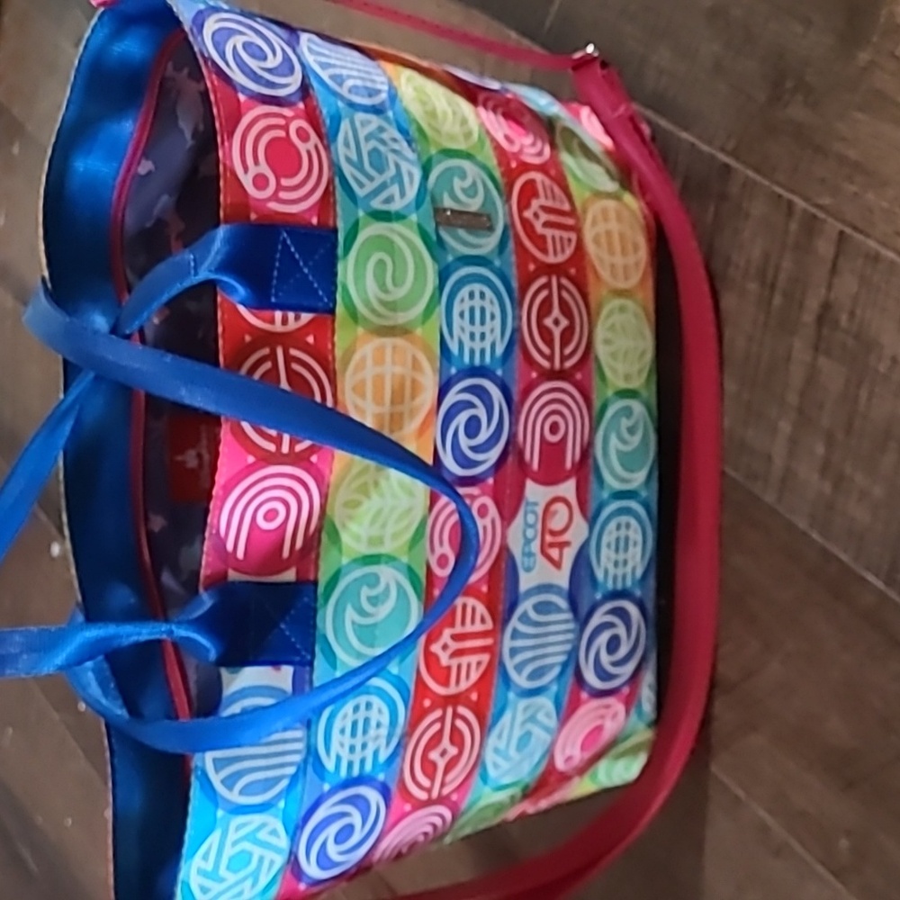 Disney Parks Harveys Epcot 40 Anniversary Med Streamline Seatbelt Tote Figment